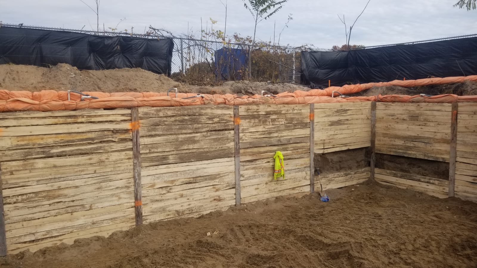Soldier Pile installation